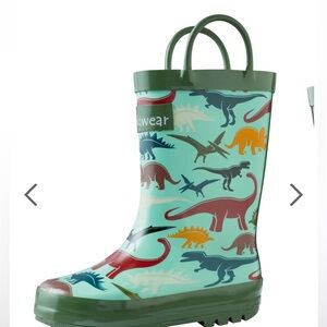 Oaki loop handle rubber rain boots